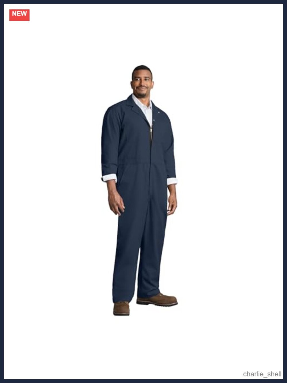 Twill Action Back Coverall Mechanic Work Utility Overall Chest Pockets